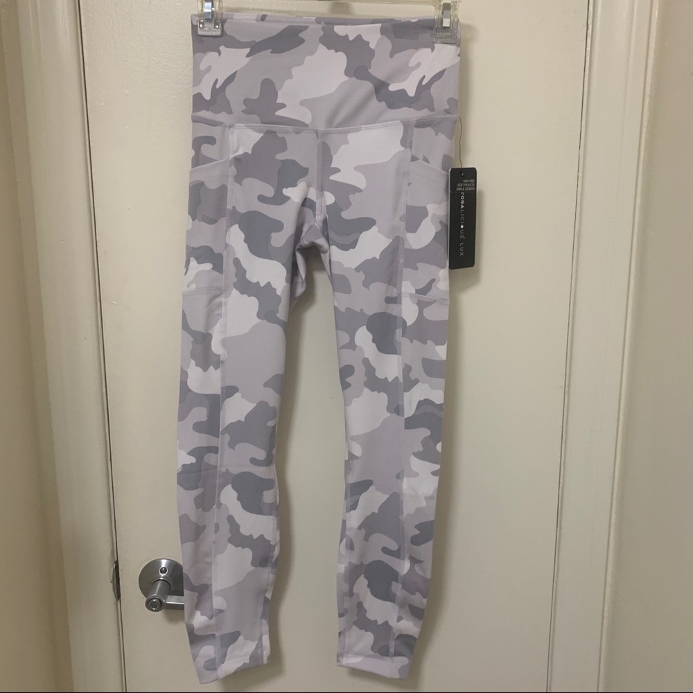 White Camo Yogalicious Leggings, Yogalicious White Camo Leggings - Picture 2 of 6